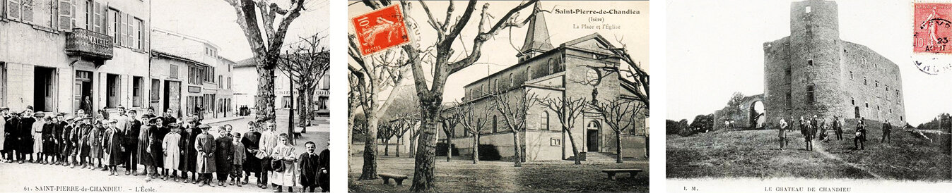 ancienne cartes postales Saint-Pierre de Chandieu